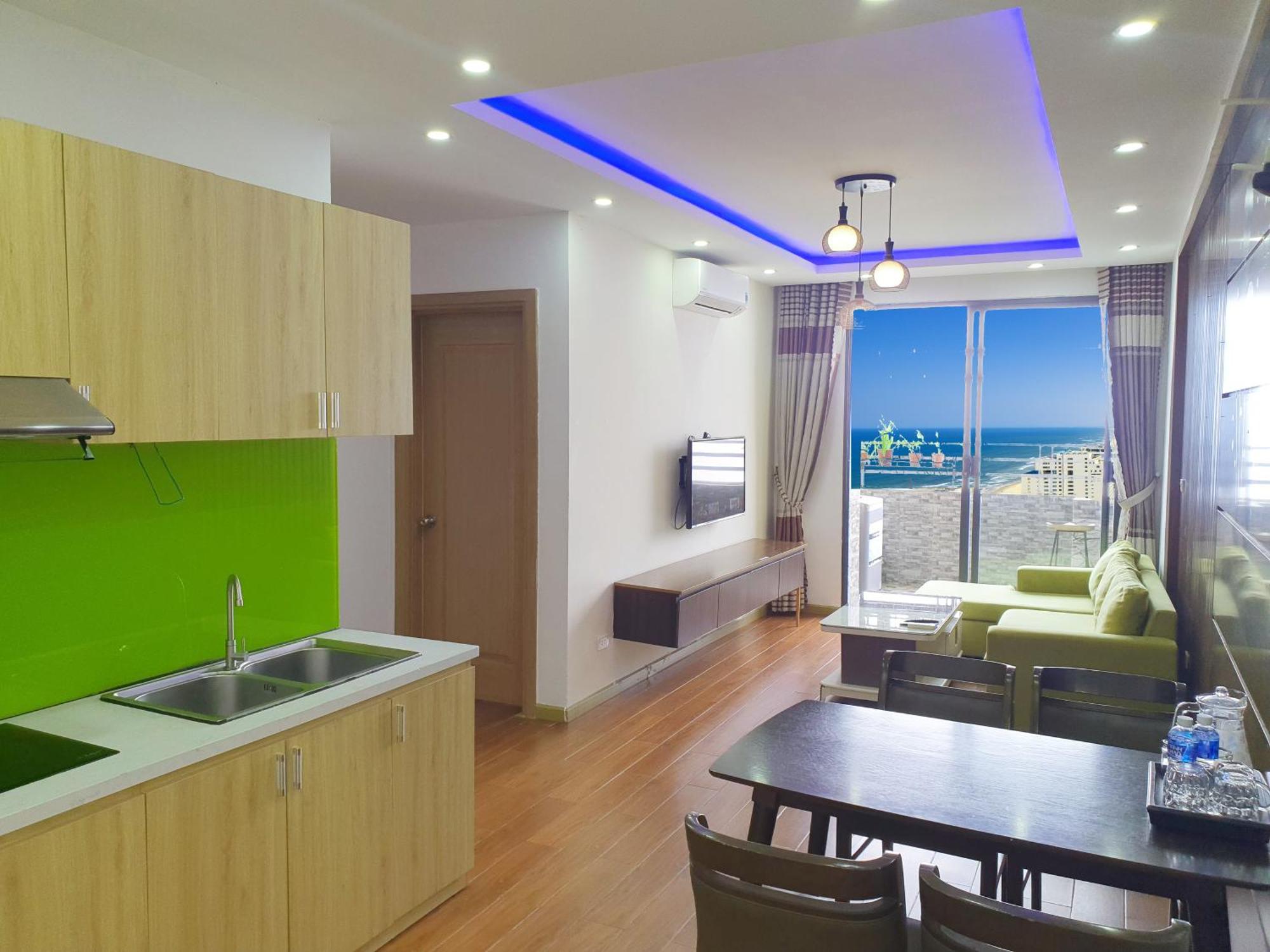 2Br Balcony Best Sea View - City View - Optional - High Floor - 1' To My Khe Beach - Can Ho 2Pn Ban Cong View Bien - View Thanh Pho - Nhieu Loai Phong - Mot Phut Den Bien - Tang Cao Apartment Da Nang Luaran gambar